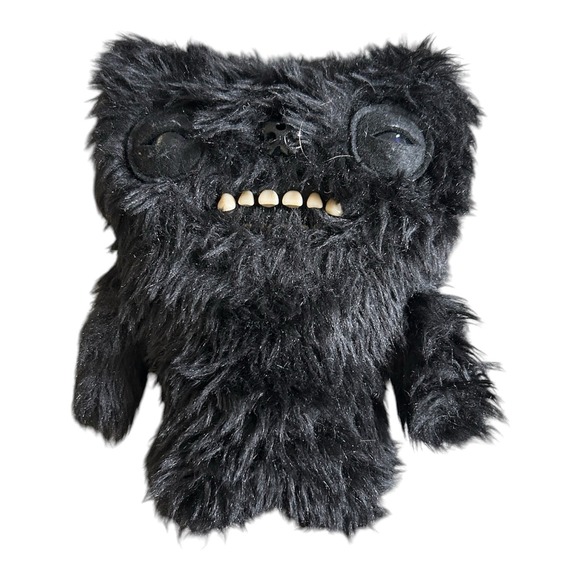 Fuggler Other - Zuru Fart Face Fuggler Series 1 - Black 9" Funny Ugly Monster Plush Toy Doll